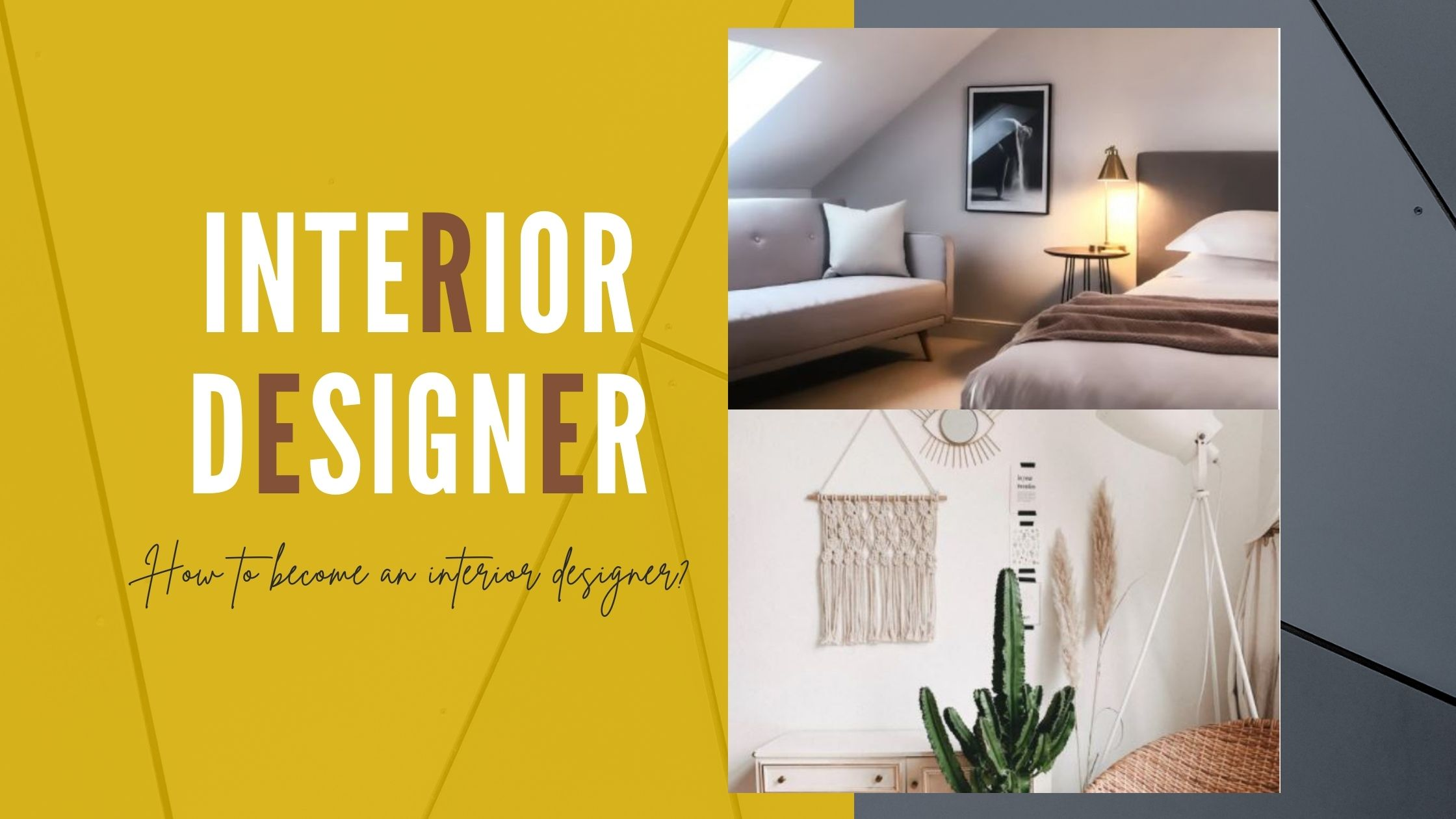 Interior designer banner Interior designer banner